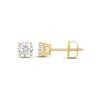 Thumbnail Image 1 of Diamond Solitaire Stud Earrings 3/4 ct tw Round-cut 14K Yellow Gold (I/I1)