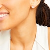 Thumbnail Image 2 of KAY Lab-Grown Diamonds Princess-Cut Solitaire Stud Earrings 2 ct tw 14K White Gold (F/SI2)