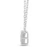 Thumbnail Image 2 of KAY Lab-Grown Diamonds Solitaire Diamond Necklace 1/2 ct tw Princess-cut 14K White Gold 19&quot; (F/VS2)