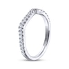 THE LEO Legacy Lab-Created Diamond Contour Wedding Band 1/4 ct tw 14K White Gold