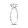 Multi-Diamond Center Marquise Frame Promise Ring 1/4 ct tw 10K White Gold