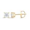 Thumbnail Image 2 of Lab-Created Diamonds by KAY Princess-Cut Solitaire Stud Earrings 3/4 ct tw 14K Yellow Gold (F/SI2)
