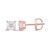 Thumbnail Image 2 of Lab-Created Diamonds by KAY Princess-Cut Solitaire Stud Earrings 3/4 ct tw 14K Rose Gold (F/SI2)