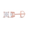 Thumbnail Image 3 of KAY Lab-Grown Diamonds Princess-Cut Solitaire Stud Earrings 1 ct tw 14K Rose Gold (F/SI2)
