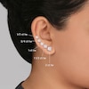 Thumbnail Image 4 of KAY Lab-Grown Diamonds Princess-Cut Solitaire Stud Earrings 1 ct tw 14K Rose Gold (F/SI2)