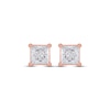 Thumbnail Image 2 of KAY Lab-Grown Diamonds Princess-Cut Solitaire Stud Earrings 1-1/2 ct tw 14K Rose Gold (F/SI2)