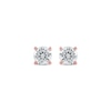 Thumbnail Image 2 of KAY Lab-Grown Diamonds Round-Cut Solitaire Stud Earrings 3/4 ct tw 14K Rose Gold (F/SI2)