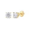 Thumbnail Image 1 of KAY Lab-Grown Diamonds Round-Cut Solitaire Stud Earrings 1-1/2 ct tw 14K Yellow Gold (F/SI2)