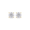 Thumbnail Image 1 of Lab-Created Diamonds by KAY Round-Cut Solitaire Stud Earrings 1-1/2 ct tw 14K Yellow Gold (F/SI2)
