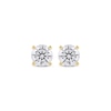 Thumbnail Image 2 of KAY Lab-Grown Diamonds Round-Cut Solitaire Stud Earrings 1-1/2 ct tw 14K Yellow Gold (F/SI2)