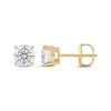Thumbnail Image 2 of Lab-Created Diamonds by KAY Round-Cut Solitaire Stud Earrings 1-1/2 ct tw 14K Yellow Gold (F/SI2)