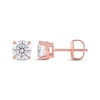 Thumbnail Image 3 of KAY Lab-Grown Diamonds Round-Cut Solitaire Stud Earrings 1-1/2 ct tw 14K Rose Gold (F/SI2)