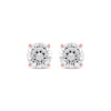 Thumbnail Image 2 of KAY Lab-Grown Diamonds Round-Cut Solitaire Stud Earrings 2 ct tw 14K Rose Gold (F/SI2)