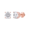 Thumbnail Image 0 of Lab-Created Diamonds by KAY Round-Cut Solitaire Stud Earrings 3 ct tw 14K Rose Gold (F/SI2)