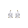 Thumbnail Image 1 of Lab-Created Diamonds by KAY Pear-Shaped Solitaire Stud Earrings 1 ct tw 14K Yellow Gold (F/SI2)
