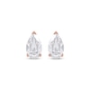 Thumbnail Image 1 of Lab-Created Diamonds by KAY Pear-Shaped Solitaire Stud Earrings 1 ct tw 14K Rose Gold (F/SI2)