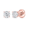 Thumbnail Image 0 of Lab-Created Diamonds by KAY Round-Cut Solitaire Stud Earrings 1/2 ct tw 14K Rose Gold (F/SI2)