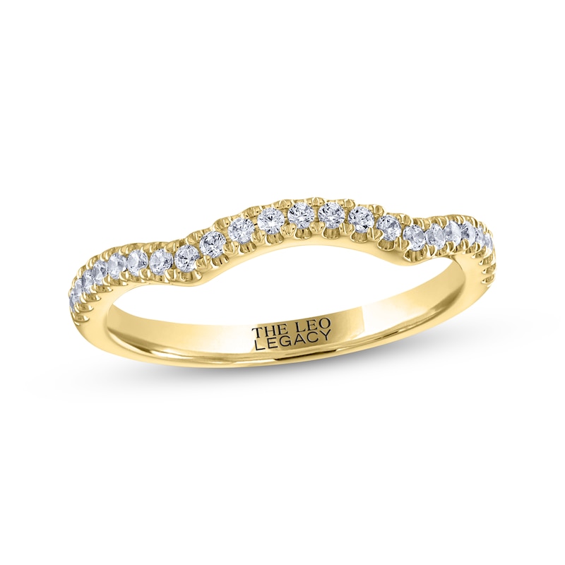 Main Image 1 of THE LEO Legacy Lab-Grown Diamond Wedding Band 1/4 ct tw 14K Yellow Gold