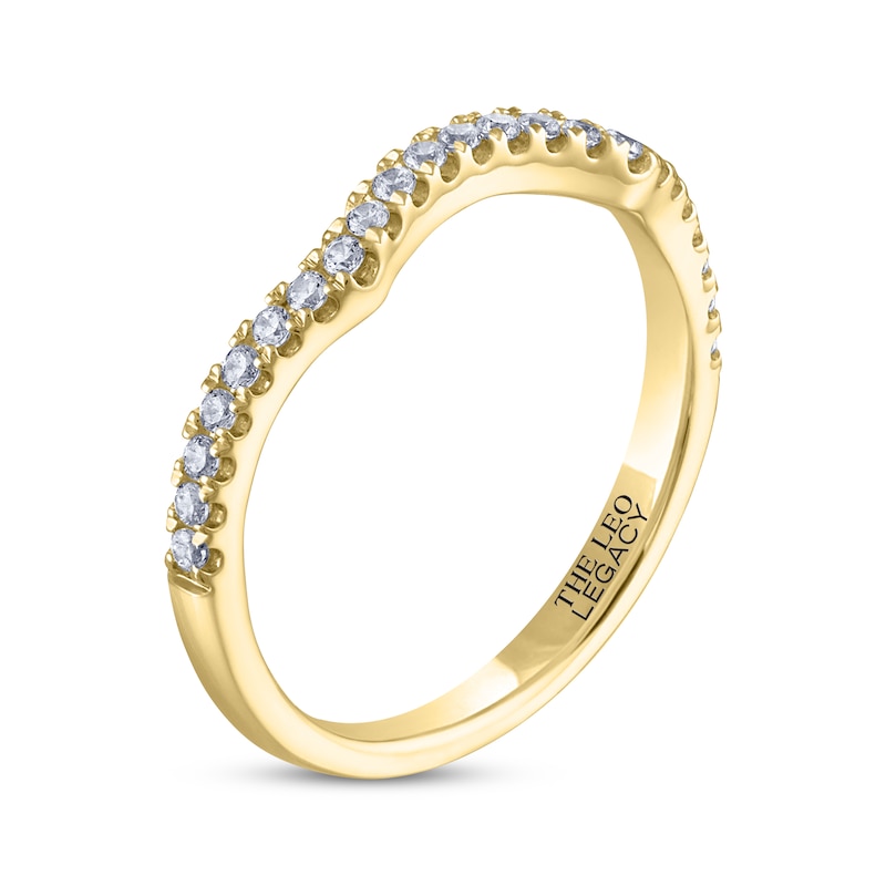 Main Image 2 of THE LEO Legacy Lab-Grown Diamond Wedding Band 1/4 ct tw 14K Yellow Gold