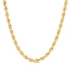 Thumbnail Image 1 of Glitter Rope Chain Necklace 5.5mm Solid 10K Yellow Gold 22&quot;