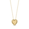 Thumbnail Image 3 of Radiant Reflections Diamond Solitaire Heart Necklace 1/8 ct tw 10K Yellow Gold 18&quot; (J/I3)