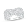 Thumbnail Image 1 of KAY Lab-Grown Diamonds Crossover Ring 1 ct tw 10K White Gold