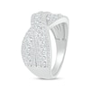 Thumbnail Image 2 of KAY Lab-Grown Diamonds Crossover Ring 1 ct tw 10K White Gold