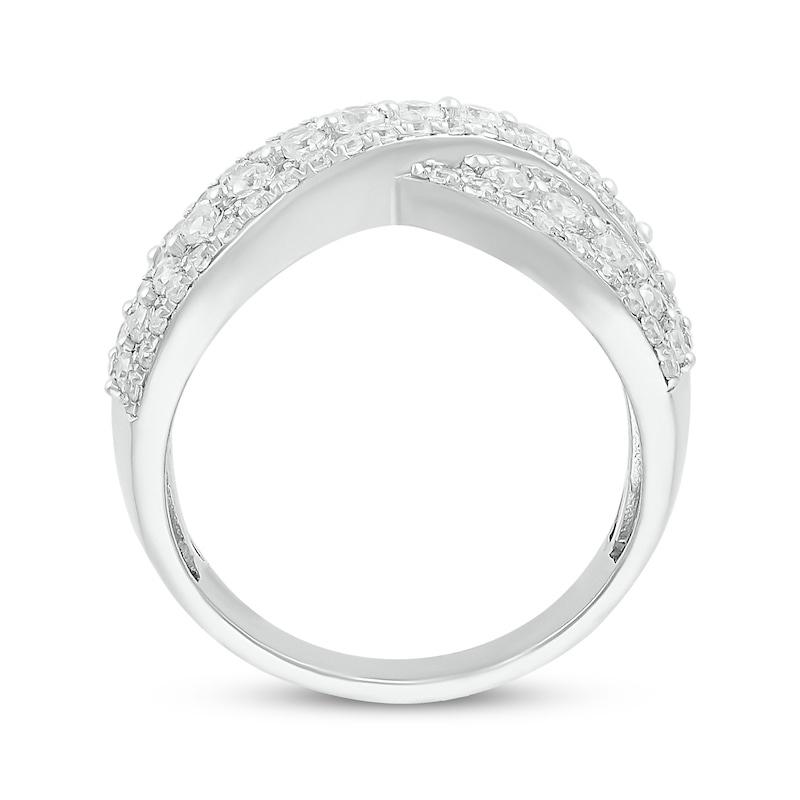 Main Image 3 of KAY Lab-Grown Diamonds Crossover Ring 1 ct tw 10K White Gold