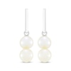 Thumbnail Image 2 of Cultured Pearl Drop Earrings Sterling Silver
