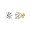 Thumbnail Image 0 of Lab-Created Diamonds by KAY Round-Cut Solitaire Stud Earrings 4 ct tw 14K Yellow Gold (F/SI2)