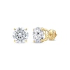 Thumbnail Image 1 of KAY Lab-Grown Diamonds Round-Cut Solitaire Stud Earrings 4 ct tw 14K Yellow Gold (F/SI2)