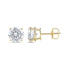 Thumbnail Image 3 of KAY Lab-Grown Diamonds Round-Cut Solitaire Stud Earrings 4 ct tw 14K Yellow Gold (F/SI2)