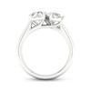 Thumbnail Image 3 of Toi et Moi Pear-Shaped & Round-Cut Lab-Created Diamond Engagement ring 2 ct tw 14K White Gold