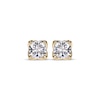Thumbnail Image 1 of THE LEO Legacy Eternal Light Lab-Created Diamond Cushion-Cut Solitaire Stud Earrings 2 ct tw 14K Yellow Gold (F/VS2)