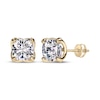 Thumbnail Image 0 of THE LEO Legacy Eternal Light Lab-Created Diamond Cushion-Cut Solitaire Stud Earrings 5 ct tw 14K Yellow Gold (F/VS2)
