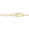 Thumbnail Image 3 of KAY Lab-Grown Diamonds Oval-Cut Sideways Solitaire Necklace 1/3 ct tw 14K Yellow Gold 18&quot;
