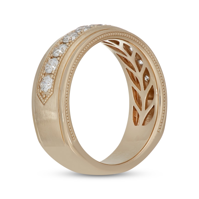 Main Image 2 of Neil Lane Men's Diamond Wedding Band 1 ct tw 14K Yellow Gold 7.5mm