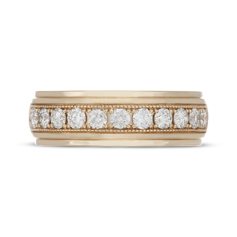 Main Image 3 of Neil Lane Men's Diamond Wedding Band 1 ct tw 14K Yellow Gold 7.5mm
