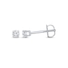 Thumbnail Image 3 of Round-Cut Diamond Solitaire Necklace & Earrings Gift Set 1/4 ct tw 14K White Gold (I/I2)