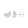 Thumbnail Image 1 of Toi et Moi Lab-Grown Diamond Round & Marquise-Cut Stud Earrings 1 ct tw 14K White Gold