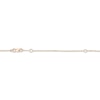 Thumbnail Image 4 of Pear-Shaped Natural Amethyst & Diamond Drop Necklace 1/10 ct tw 10K Yellow Gold 18&quot;
