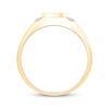 Thumbnail Image 2 of Now + Forever Men's Octagon Wedding Band Setting 1/10 ct tw 14K Yellow Gold