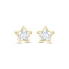 Thumbnail Image 2 of KAY Lab-Grown Diamonds Solitaire Star Stud Earrings 1-1/4 ct tw 14K Yellow Gold (F/SI2)