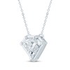 Thumbnail Image 2 of KAY Lab-Grown Diamonds Solitaire Necklace 5/8 ct tw 14K White Gold 18&quot; (F/SI2)