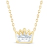 Thumbnail Image 1 of KAY Lab-Grown Diamonds Solitaire Crown Necklace 5/8 ct tw 14K Yellow Gold 18&quot; (F/SI2)
