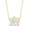Thumbnail Image 2 of KAY Lab-Grown Diamonds Solitaire Crown Necklace 5/8 ct tw 14K Yellow Gold 18&quot; (F/SI2)