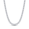 Thumbnail Image 1 of KAY Lab-Grown Diamonds Link Necklace 7 ct tw 10K White Gold 22&quot;