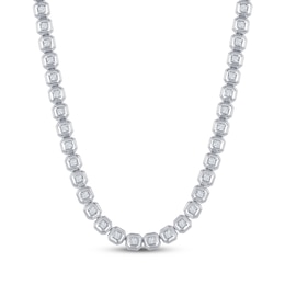 KAY Lab-Grown Diamonds Link Necklace 7 ct tw 10K White Gold 22&quot;