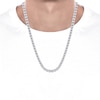 Thumbnail Image 3 of KAY Lab-Grown Diamonds Link Necklace 7 ct tw 10K White Gold 22&quot;