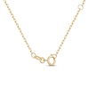 Thumbnail Image 4 of STUDIO BY KAY Diamond Paperclip Pendant Necklace 1/8 ct tw 10K Yellow Gold 18&quot;